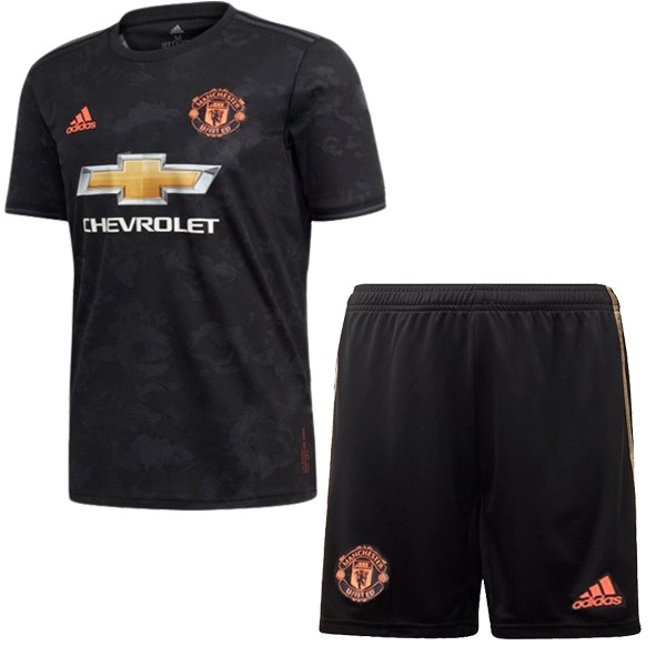 Camiseta Manchester United 3ª Kit Niño 2019 2020 Negro